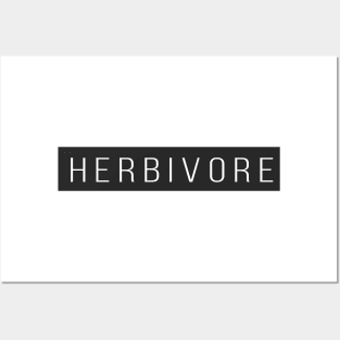 herbivore white Posters and Art